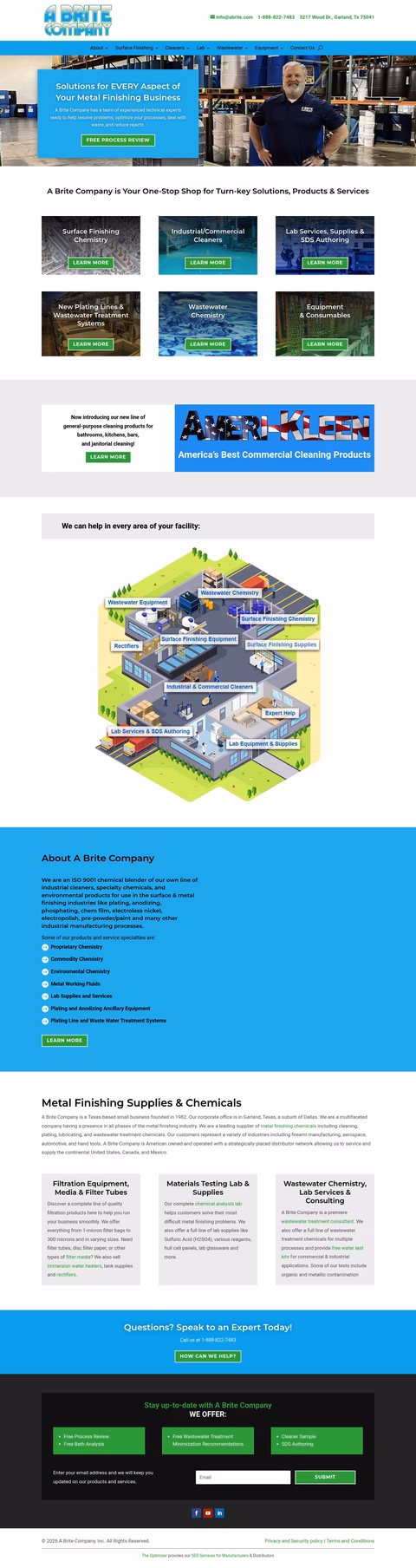 A-Brite-Company Homepage 1440px