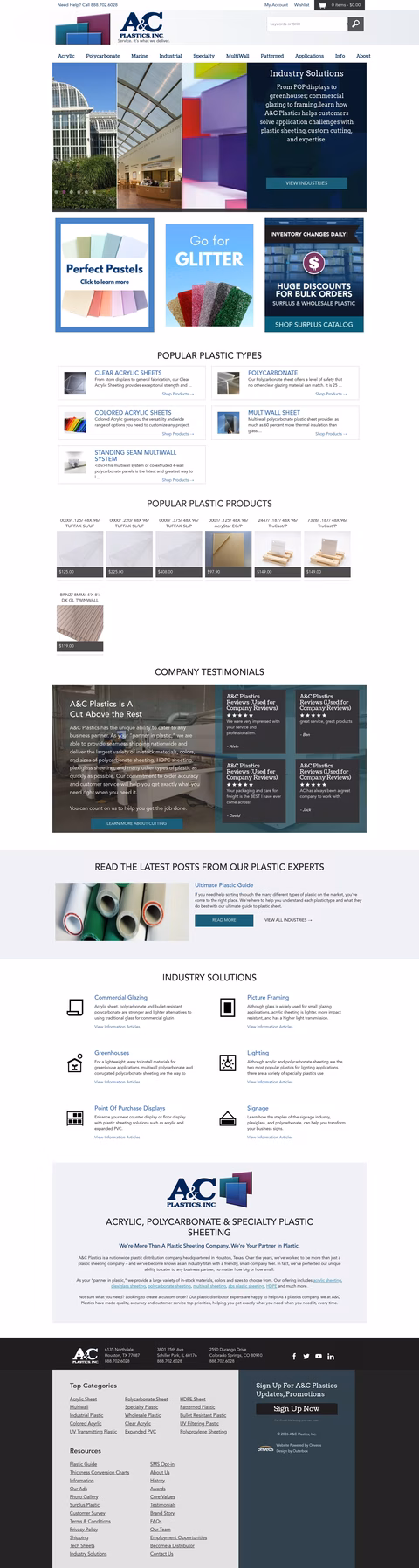 A-C-Plastics Homepage 1440px