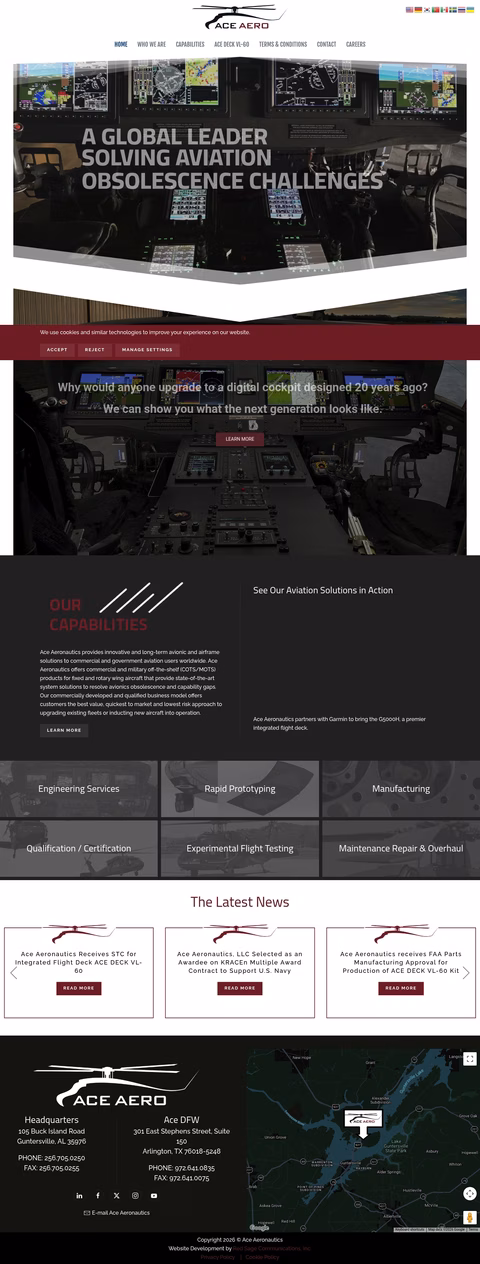 Ace-Aeronautics Homepage 1440px