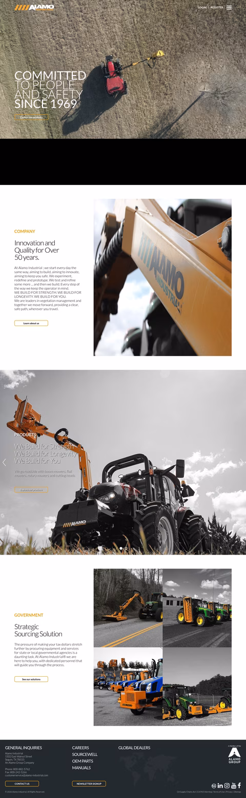 Alamo-Industrial Homepage 1440px