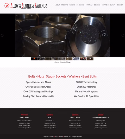 Alloy-Stainless-Fasteners Homepage 1440px