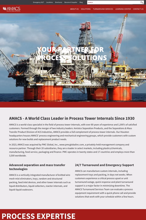 Amacs-Process-Tower-Internals Homepage 1440px
