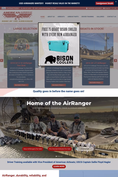 American-Airboat-Corporation Homepage 1440px