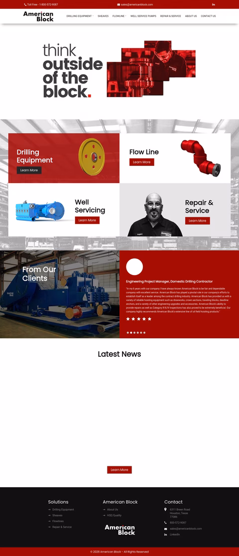American-Block-Manufacturing Homepage 1440px