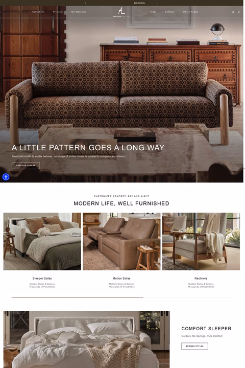 American-Leather Homepage 1440px