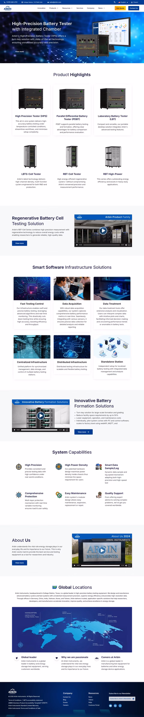 Arbin-Instruments Homepage 1440px
