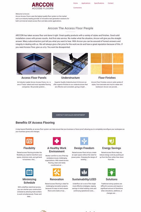 Arccon-Access-Floors Homepage 1440px