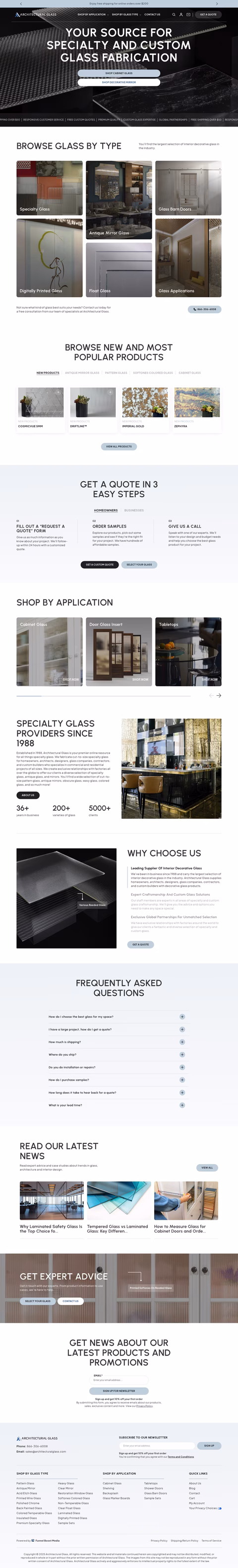 Architectural-Glass Homepage 1440px