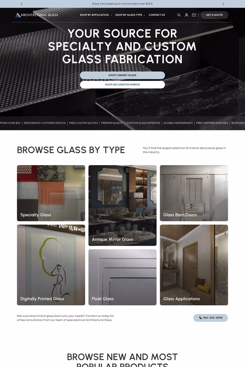 Architectural-Glass Homepage 1440px