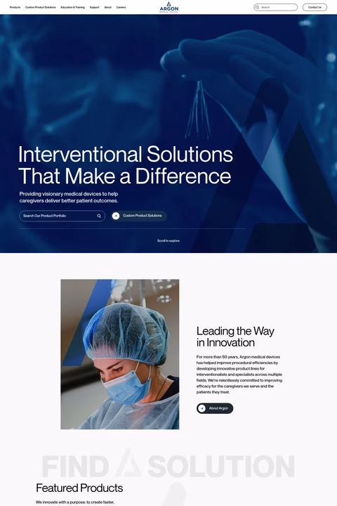 Argon-Medical-Devices Homepage 1440px