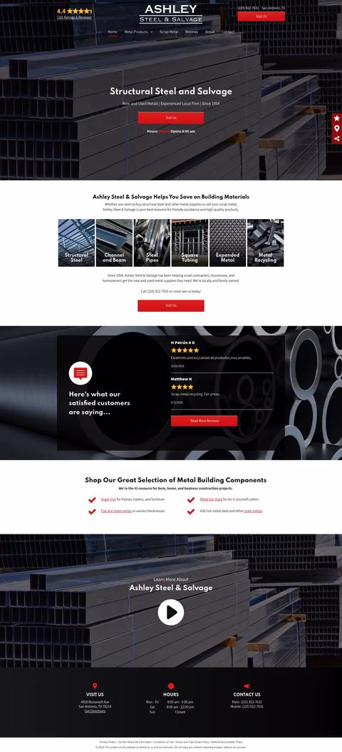 Ashley-Steel-Salvage Homepage 1440px