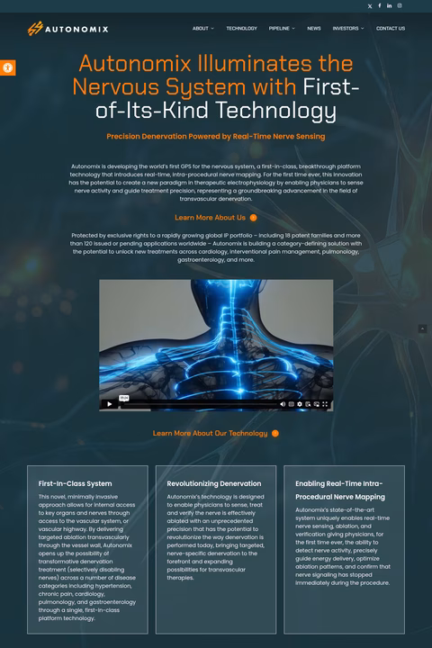 Autonomix-Medical Homepage 1440px