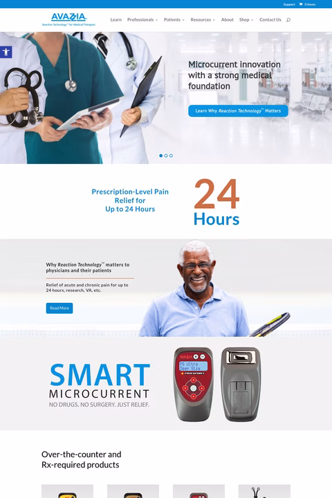 Avazzia Homepage 1440px