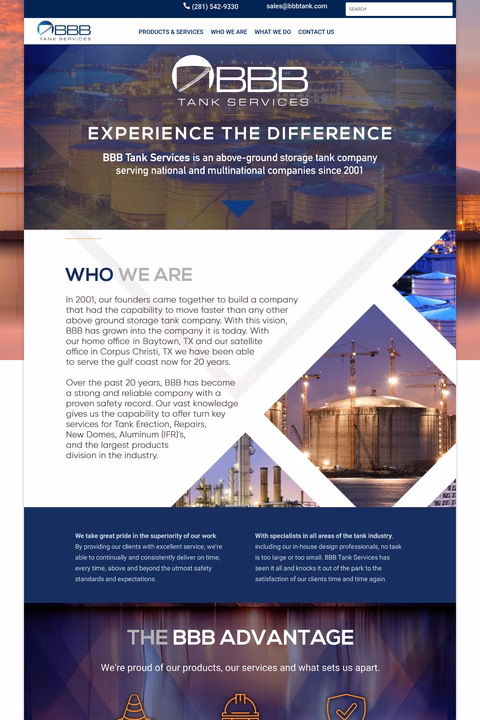 Bbb-Tank-Services Homepage 1440px