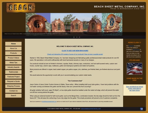 Beach-Sheet-Metal-Company Homepage 1440px