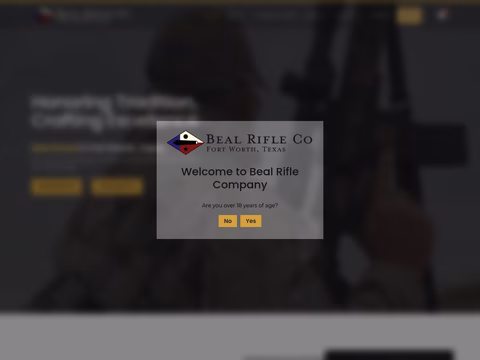 Beal-Rifle-Company Homepage 1440px