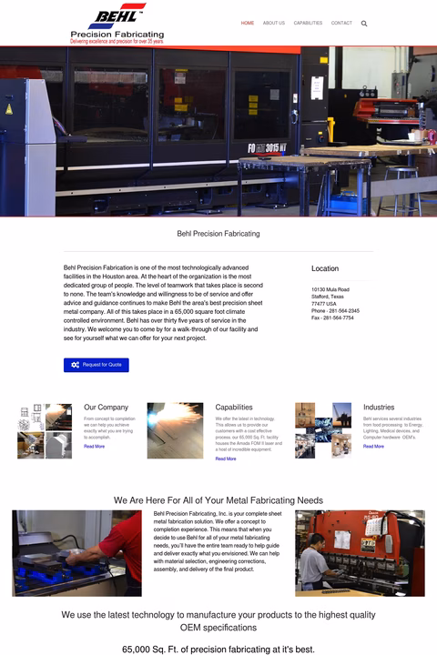 Behl-Precision-Fabricating Homepage 1440px