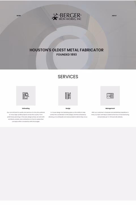 Berger-Iron-Works Homepage 1440px