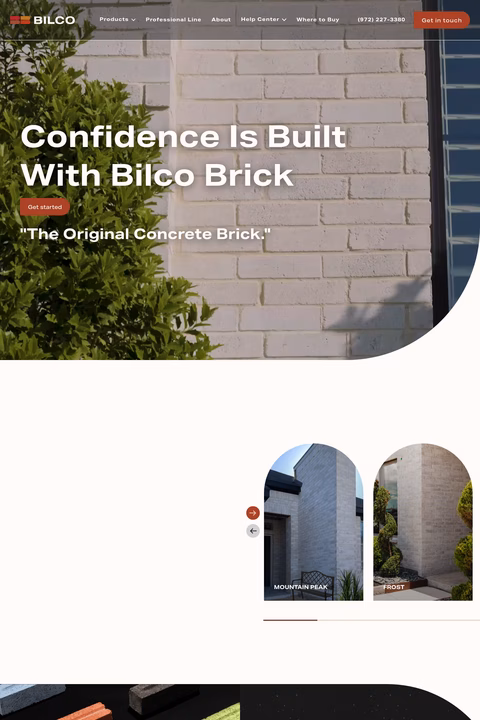 Bilco-Brick Homepage 1440px