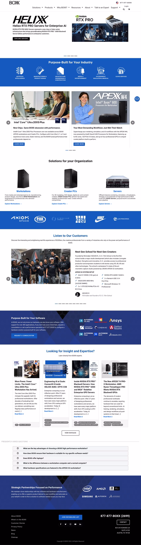 Boxx-Technologies Homepage 1440px