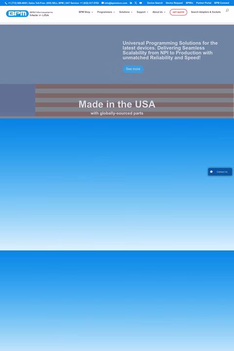 Bpm-Microsystems Homepage 1440px