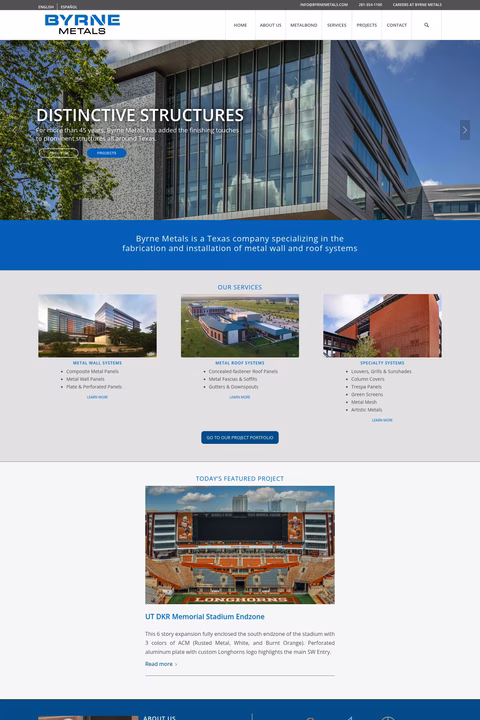 Byrne-Metals Homepage 1440px
