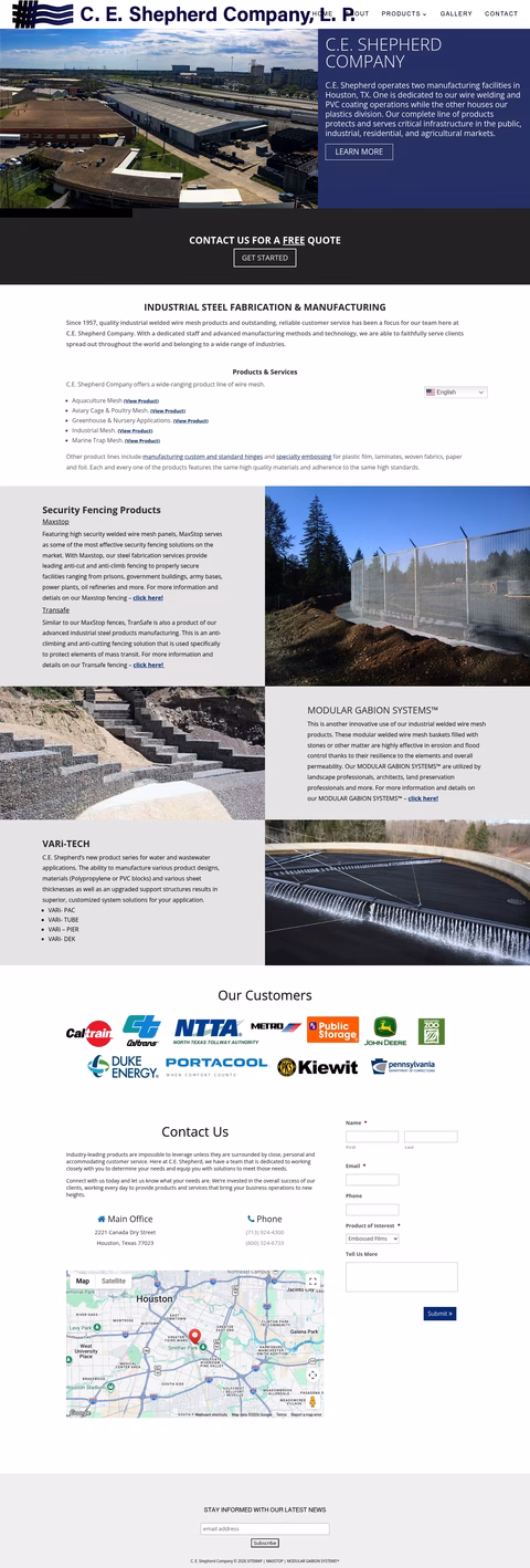 C-E-Shepherd-Company Homepage 1440px
