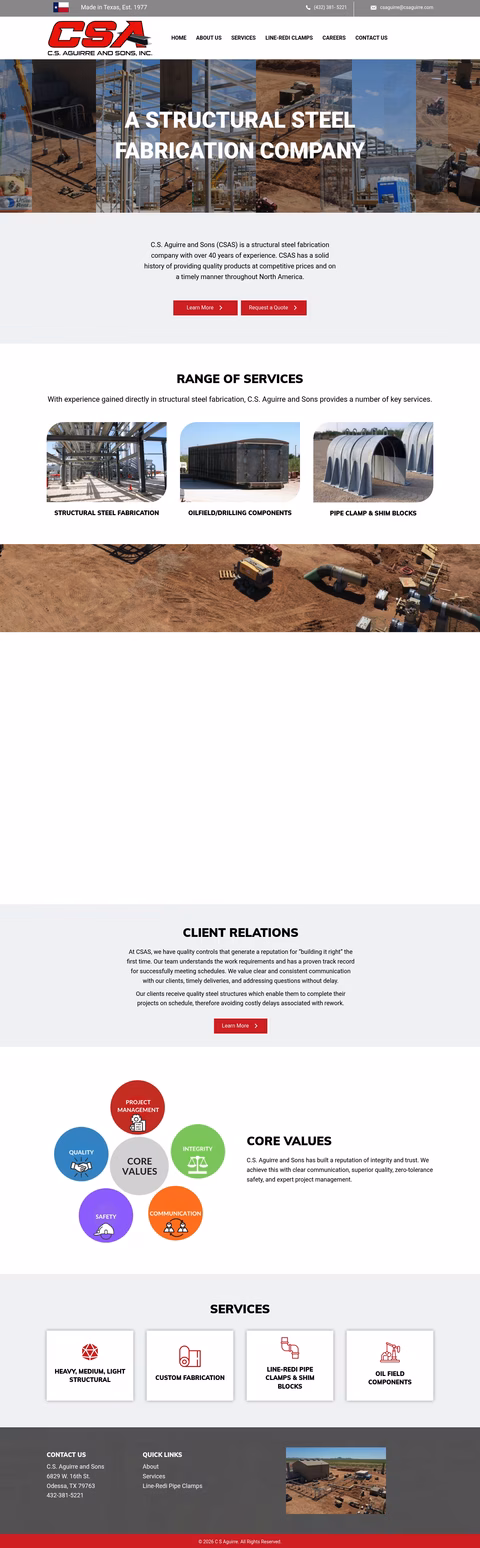 C-S-Aguirre-Sons Homepage 1440px
