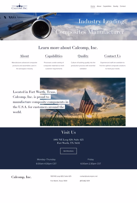 Calcomp-Inc Homepage 1440px