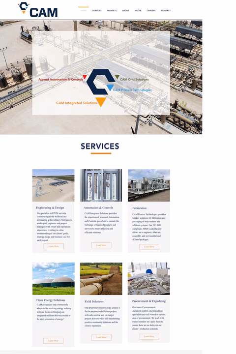 Cam-Integrated-Solutions Homepage 1440px