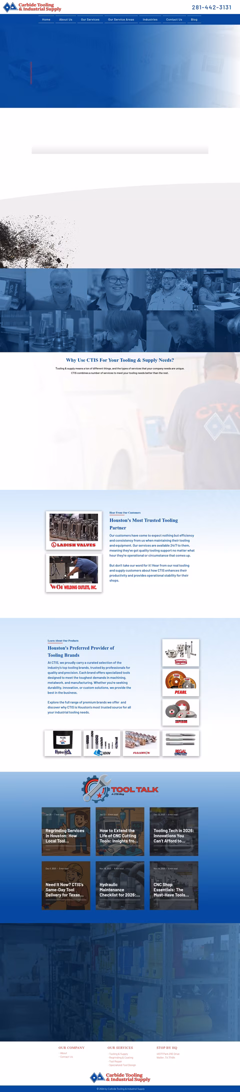 Carbide-Tooling-Industrial-Supply Homepage 1440px