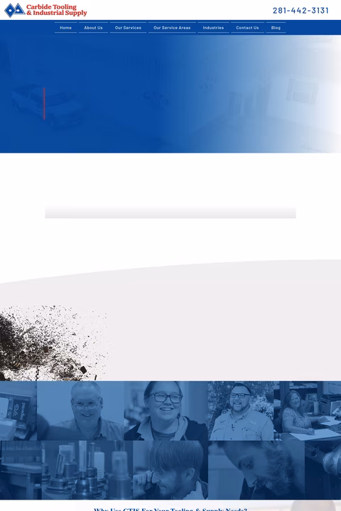Carbide-Tooling-Industrial-Supply Homepage 1440px