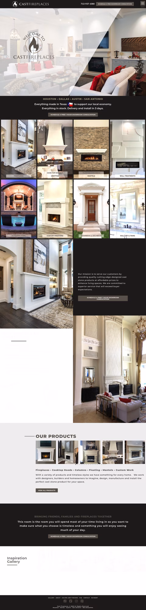 Cast-Fireplaces Homepage 1440px