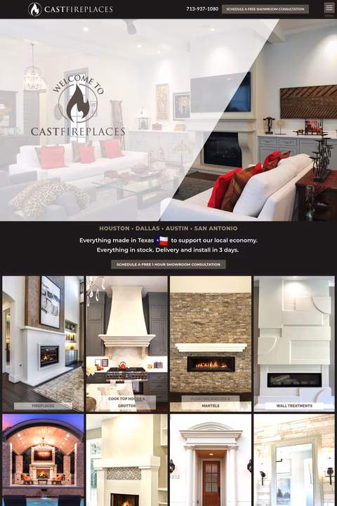 Cast-Fireplaces Homepage 1440px