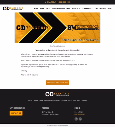 Cd-Electric Homepage 1440px