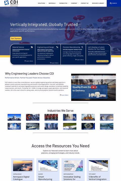Cdi-Products Homepage 1440px