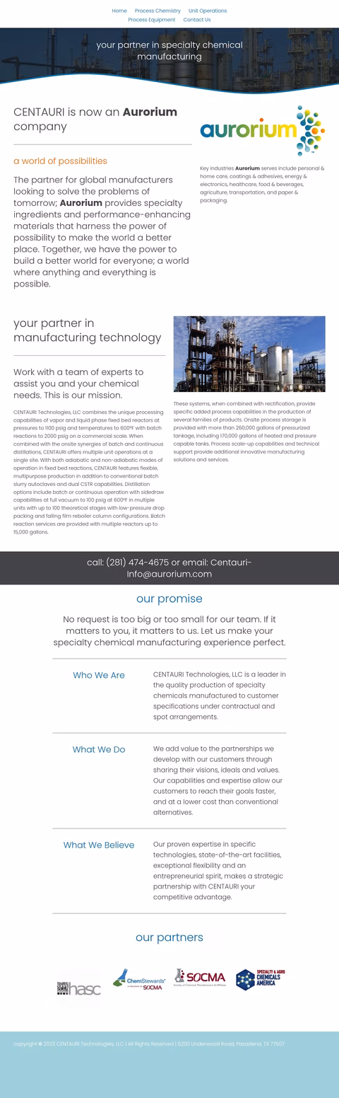 Centauri-Technologies Homepage 1440px