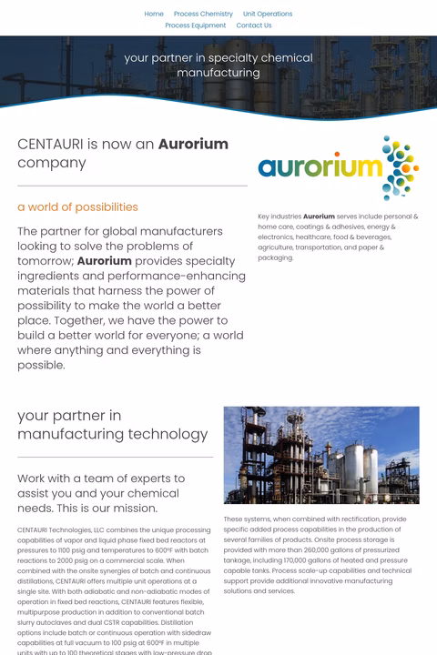 Centauri-Technologies Homepage 1440px