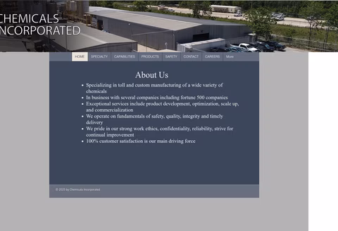 Chemicals-Inc Homepage 1440px