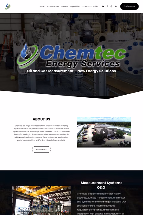 Chemtec-Energy-Services Homepage 1440px