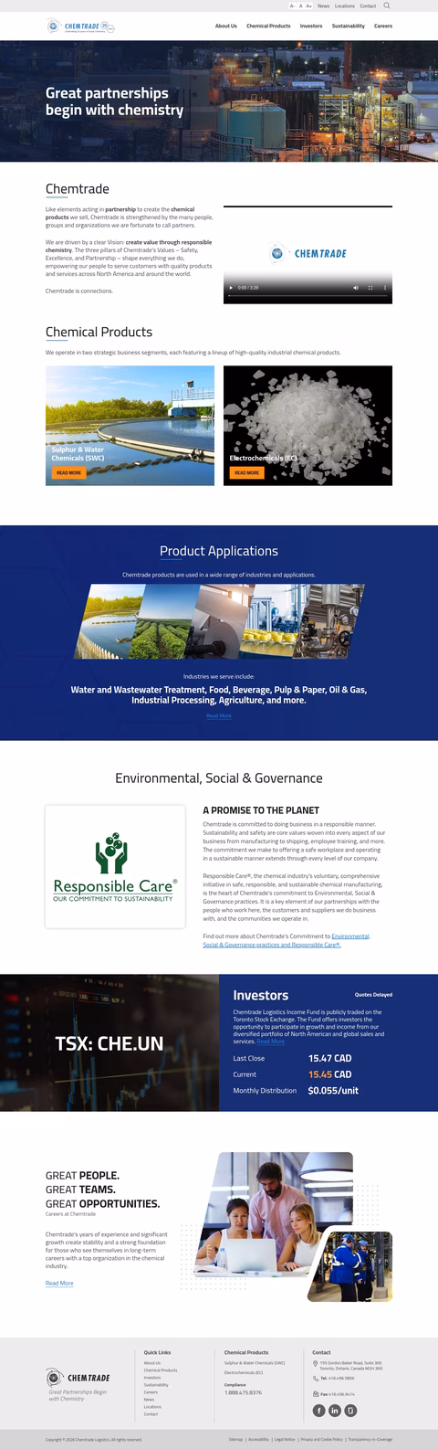 Chemtrade-Logistics Homepage 1440px