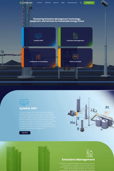 Cimarron Homepage 1440px