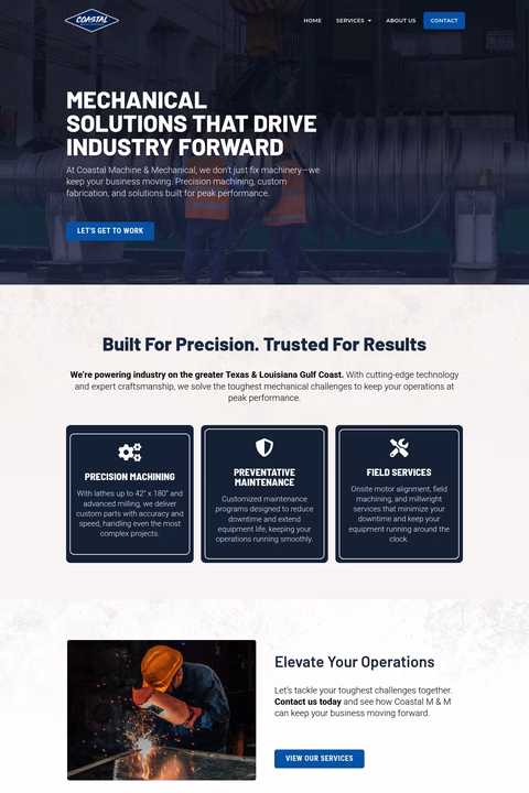Coastal-Machine-Mechanical Homepage 1440px