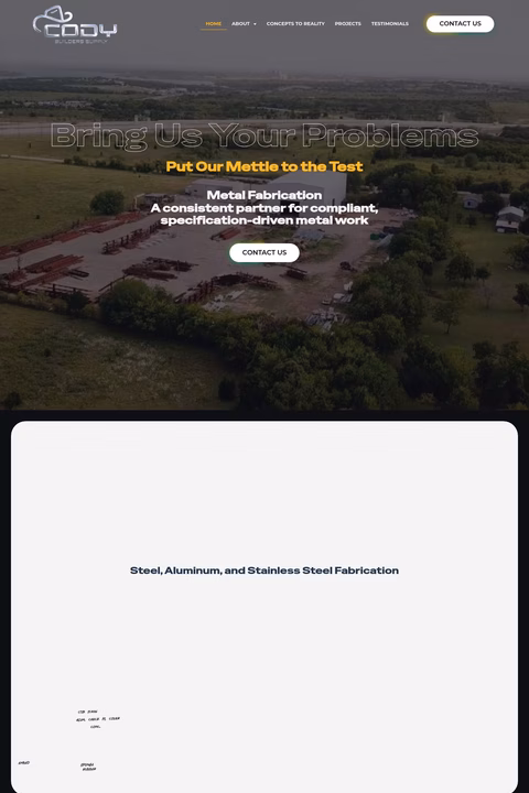 Cody-Builders-Supply Homepage 1440px