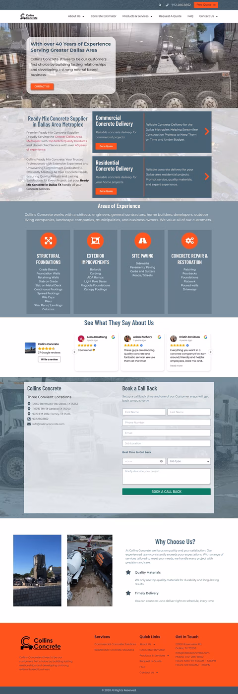 Collins-Concrete Homepage 1440px