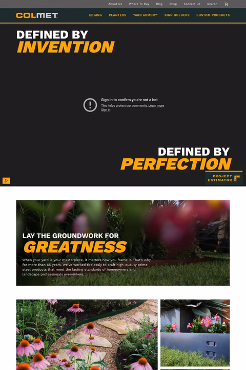 Colmet Homepage 1440px
