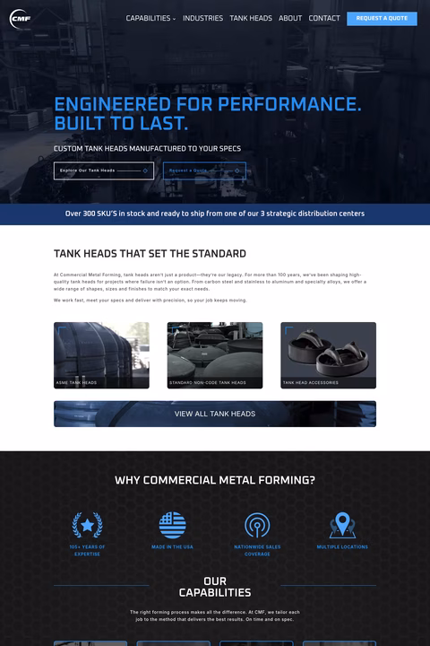 Commercial-Metal-Forming Homepage 1440px