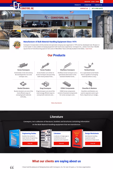 Conveyors-Inc Homepage 1440px