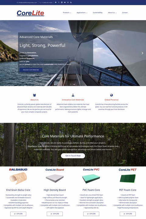 Corelite Homepage 1440px