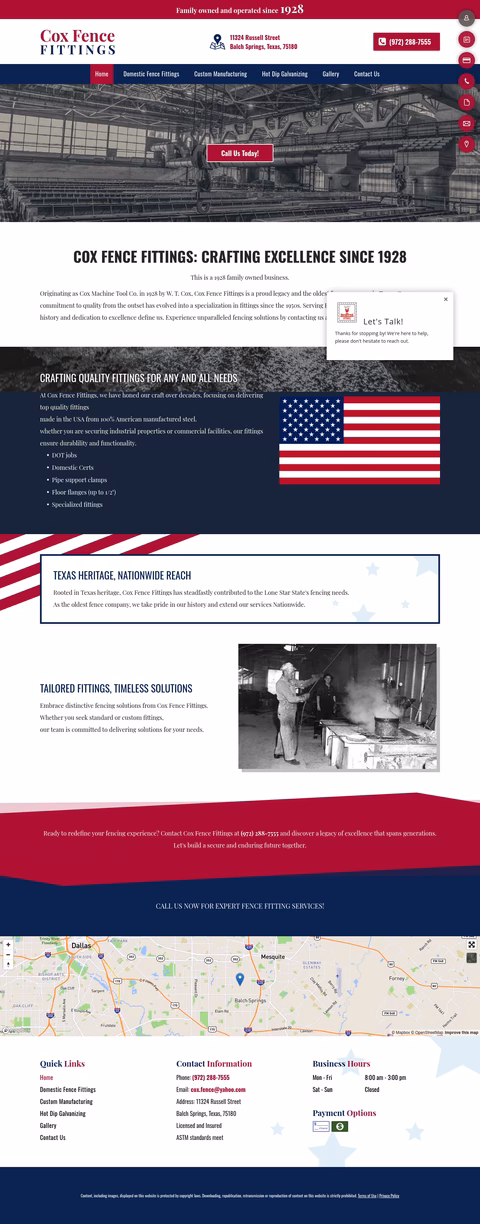 Cox-Fence-Fittings Homepage 1440px